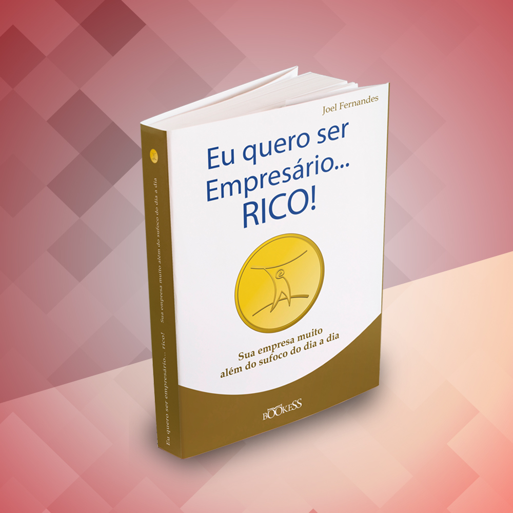 Banner livro eu quero ser empresário...rico!