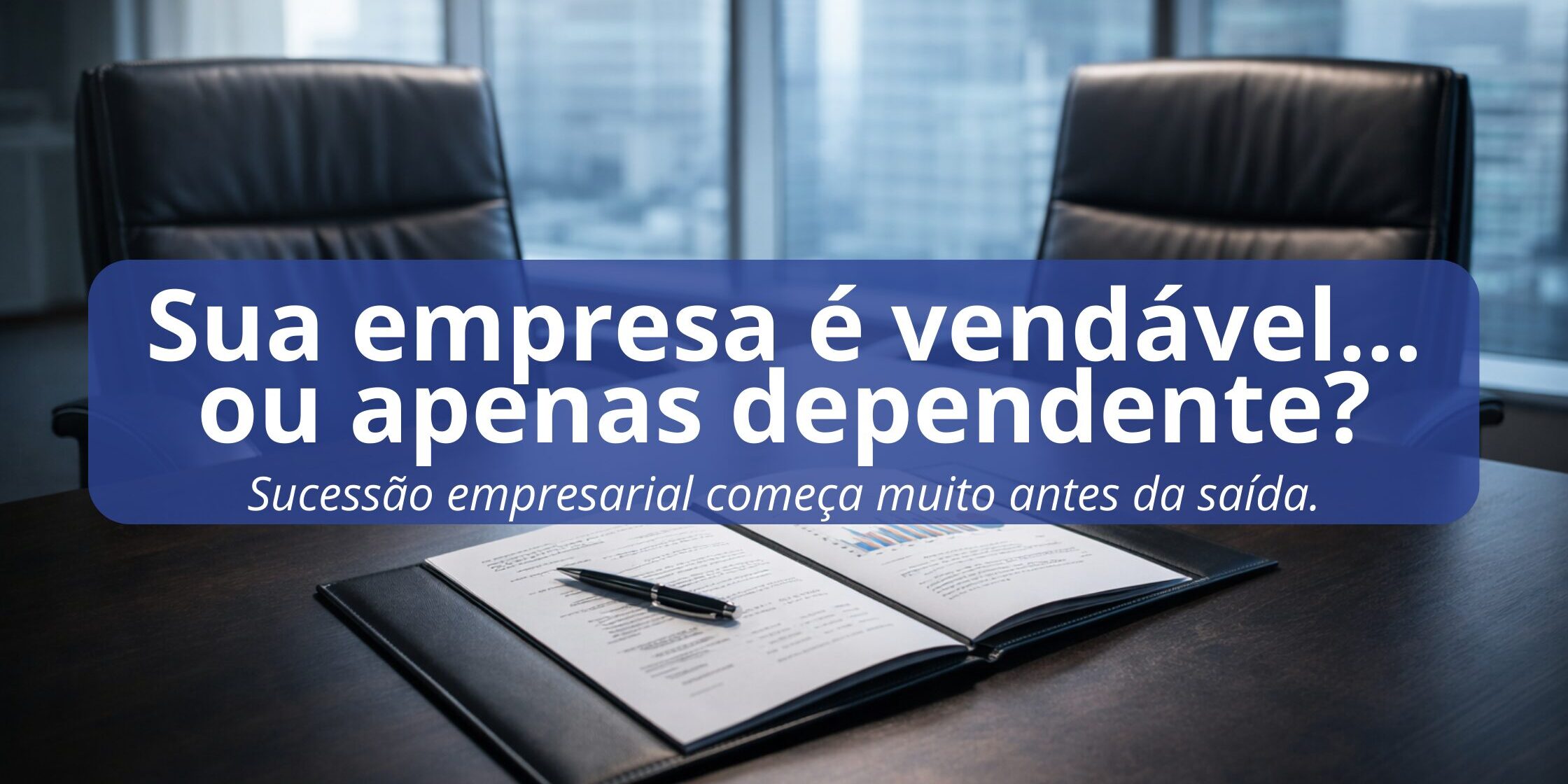 Sucessão empresarial começa muito antes da saída.